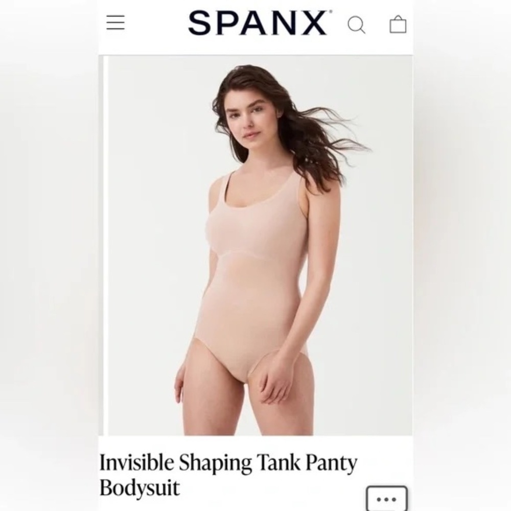 NWT Spanx Tank Panty Bodysuit Champagne Beige 2X/2T - Picture 1 of 10